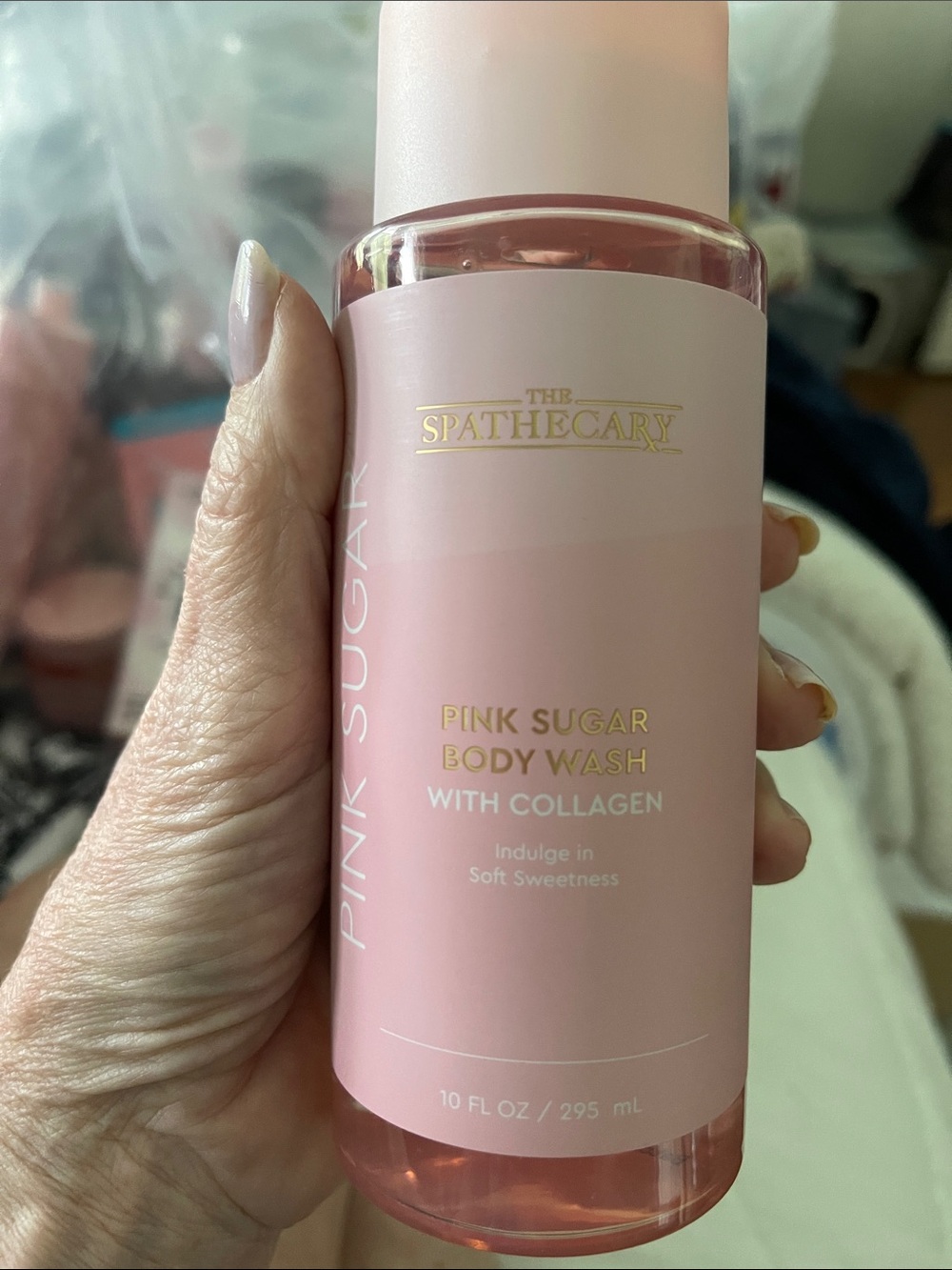 The SpaThecary Pink Sugar Body Wash with Collagen